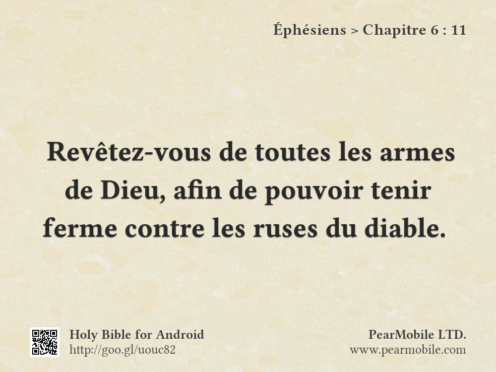Éphésiens, Chapitre 6:11